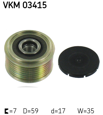 SKF Generátor szabadonfutó VKM03415_SKF